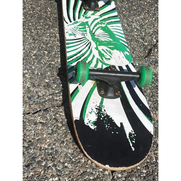 OP Skateboard Ocean pacific Green/white 2010 y2k skater punk - Picture 7 of 7